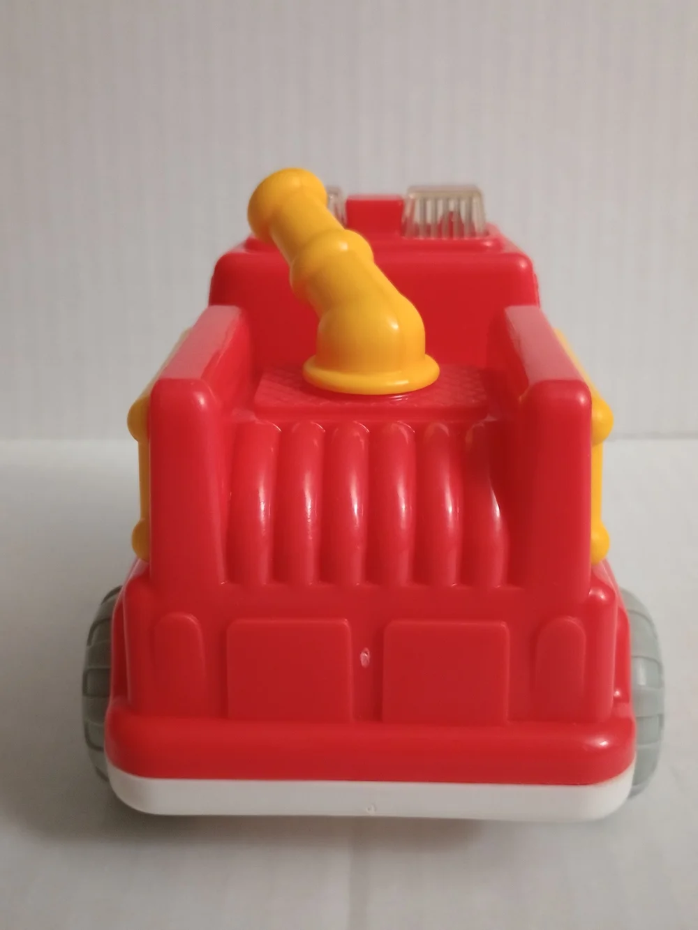 Shelcore Chunky Red Fire Engine Truck Preschool Push Toy Vintage 1992